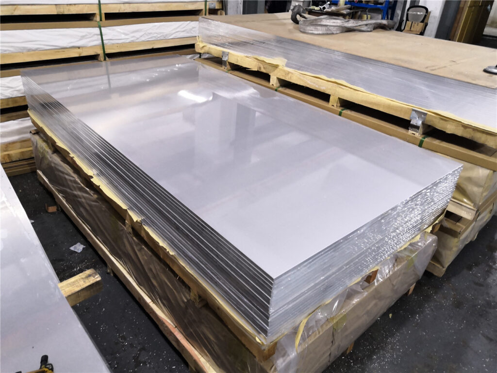 Custom cut stainless steel sheets with precision edge finish for bespoke projects